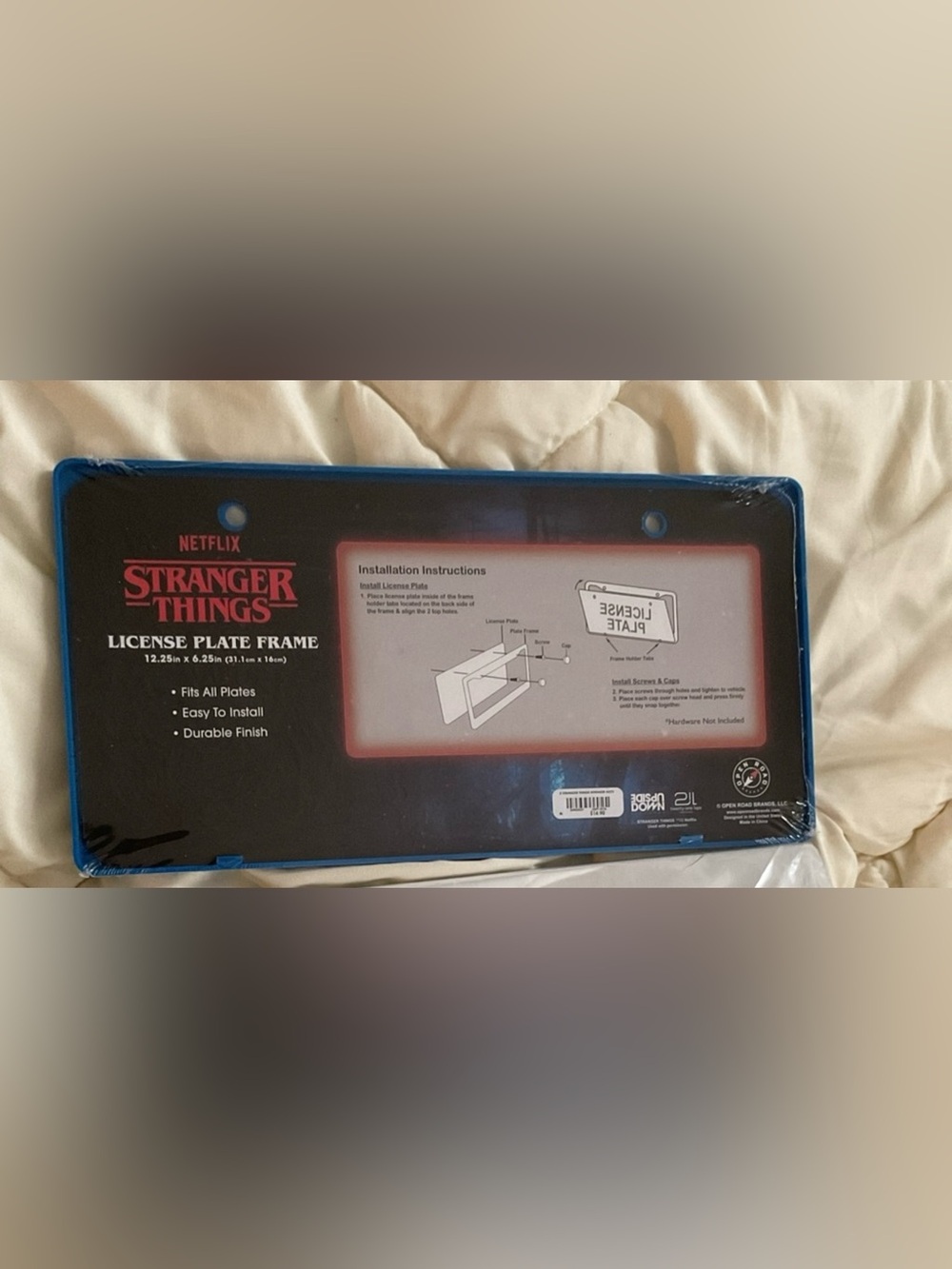 Stranger Things License Plate Frame - Picture 2 of 2